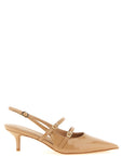 Twinset Beige Polyethylene Mid Heel Pumps