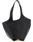 The Attico Black Calfskin Shoulder Bag