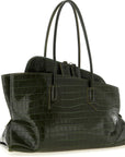 The Attico Bicolor Calfskin Shoulder Bag
