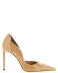 Jimmy Choo Beige Leather High Heel Pumps