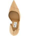 Jimmy Choo Beige Leather High Heel Pumps