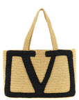 Valentino Garavani Black Viscose Tote Bag