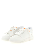 Off-White Orange Plastic Athletic Sneakers