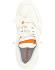 Off-White Orange Plastic Athletic Sneakers
