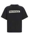 Balenciaga Black Cotton T-Shirt