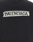 Balenciaga Black Cotton T-Shirt