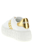 Versace Gold Nylon Platform Sneakers