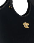 Versace Black Cotton Tote Bag