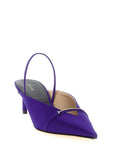 Tom Ford Purple Viscose Mid Heel Pumps