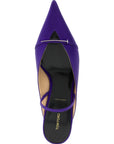 Tom Ford Purple Viscose Mid Heel Pumps