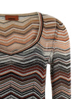 Missoni Brown Viscose Short Dress