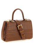 Versace Brown Calfskin Handbag