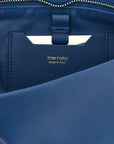 Tom Ford Blue Lambskin Clutch Bag