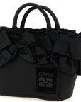 Ganni Black Nylon Handbag