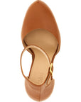 Chloé Brown Lamb Leather High Heel Pumps