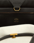 Tod's Multicolor Linen Tote Bag