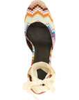 Missoni Multicolor Cowhide Wedge Sandals