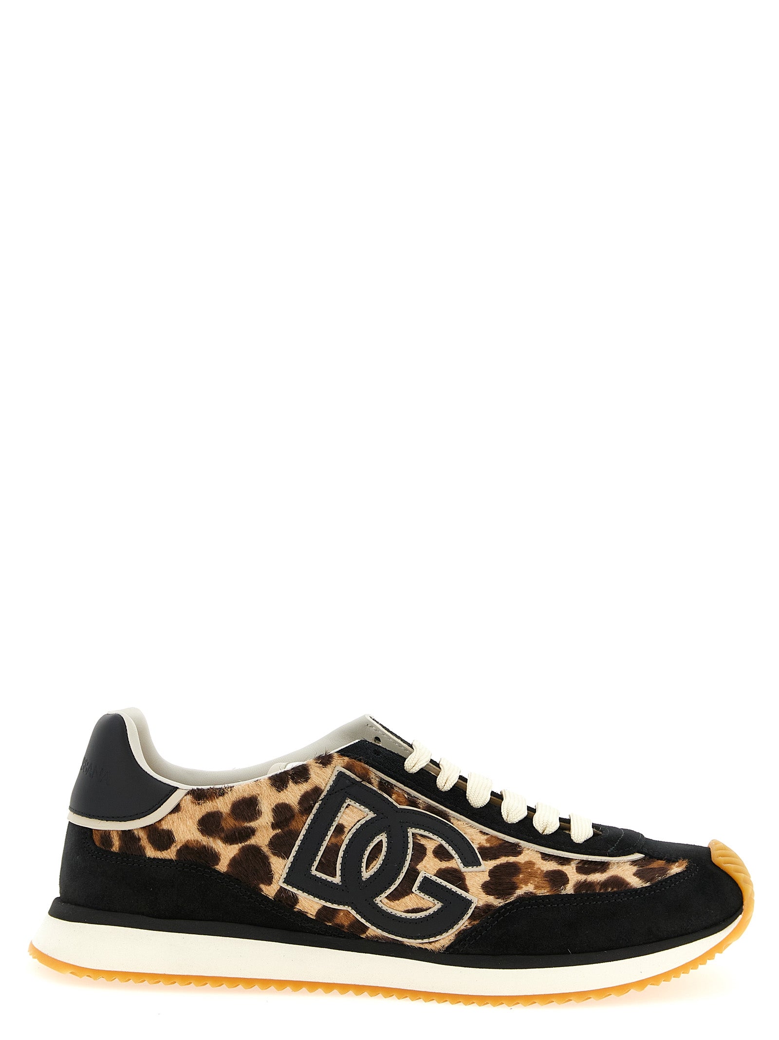 Dolce &amp; Gabbana Multicolor Calfskin Low Top Sneakers