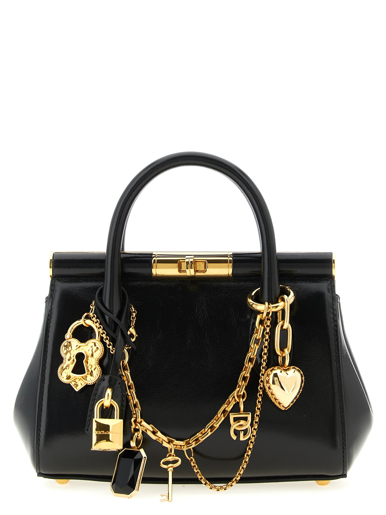 Dolce &amp; Gabbana Black Calfskin Handbag