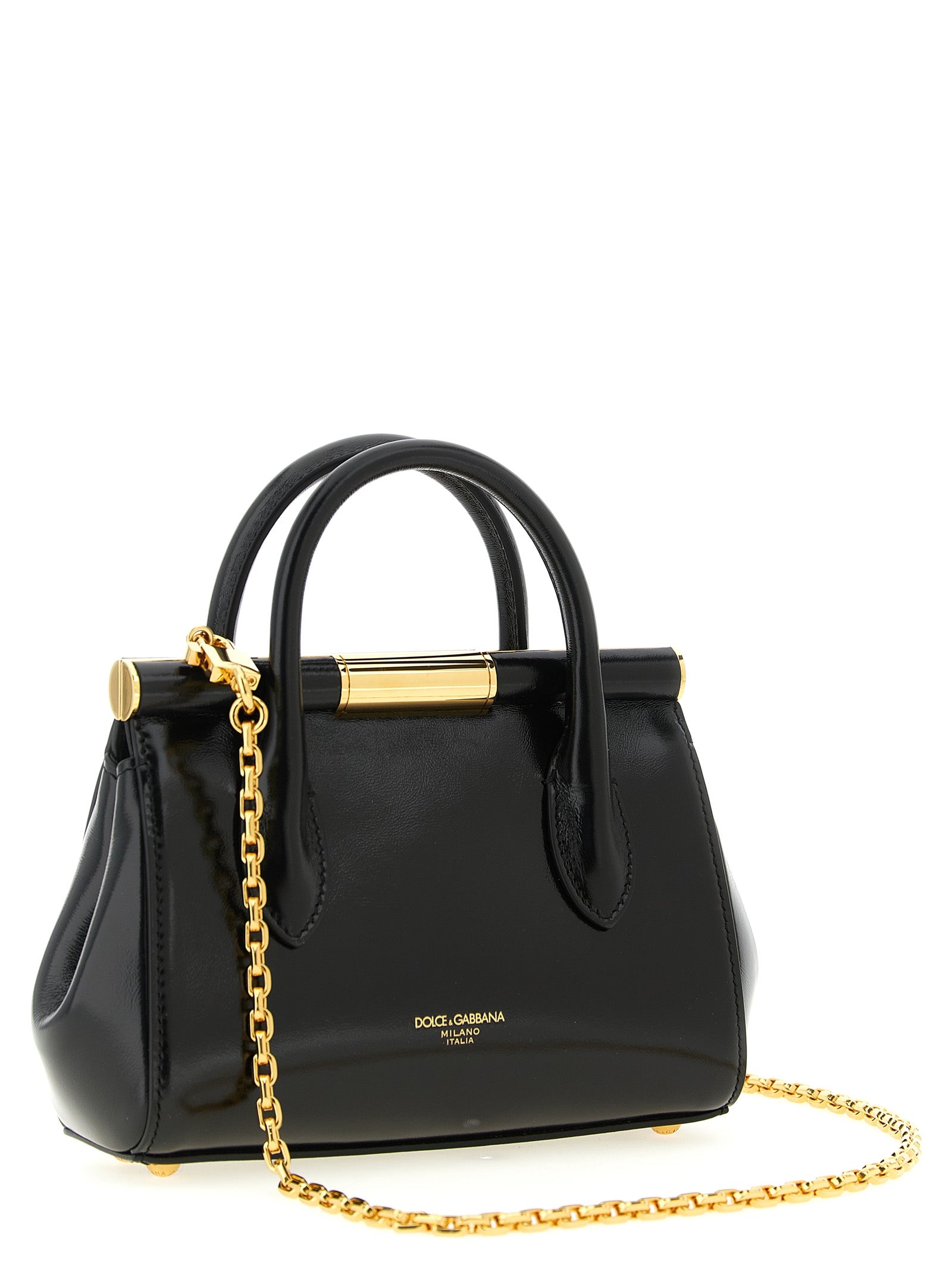 Dolce &amp; Gabbana Black Calfskin Handbag