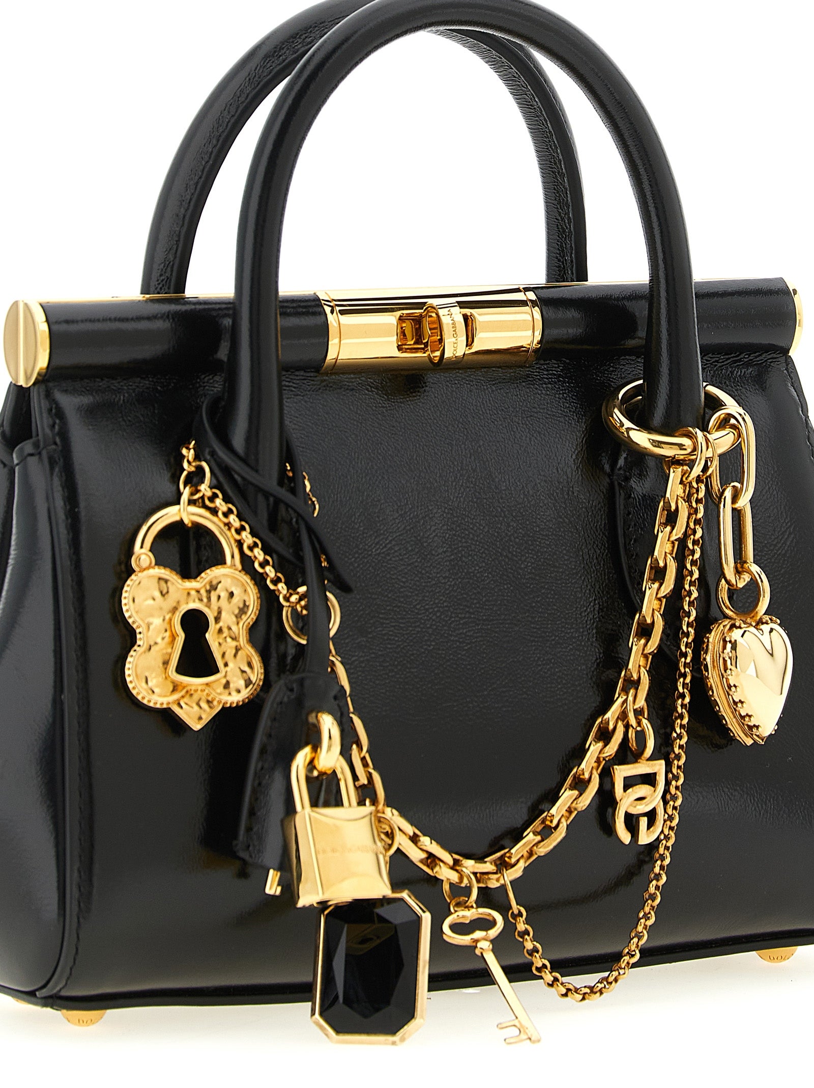 Dolce &amp; Gabbana Black Calfskin Handbag