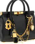 Dolce & Gabbana Black Calfskin Handbag