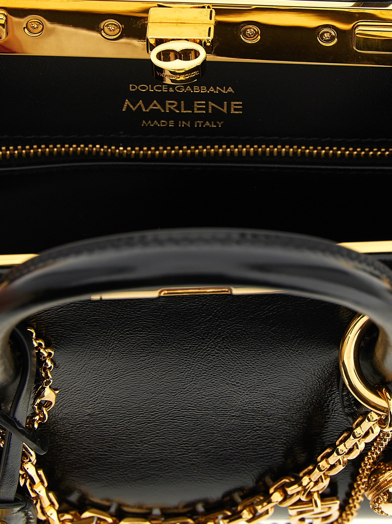 Dolce &amp; Gabbana Black Calfskin Handbag