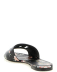 Dolce & Gabbana Black Calfskin Slides