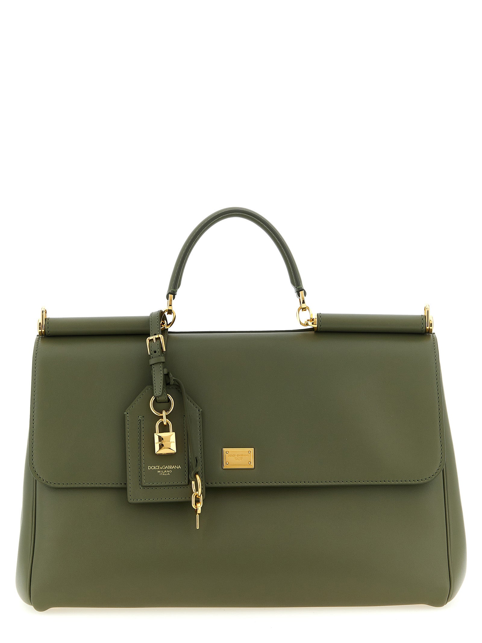 Dolce &amp; Gabbana Bicolor Calfskin Handbag