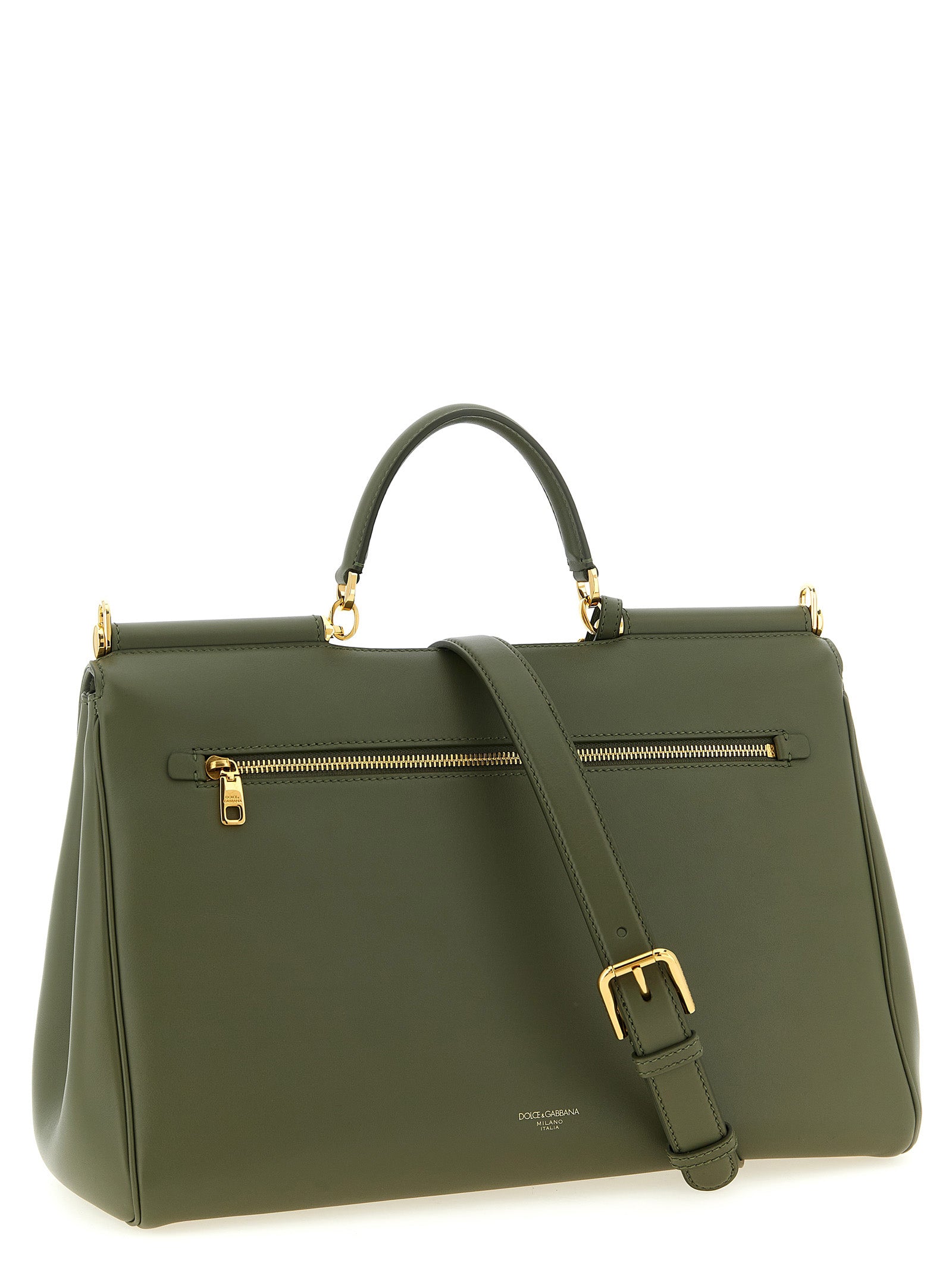 Dolce &amp; Gabbana Bicolor Calfskin Handbag