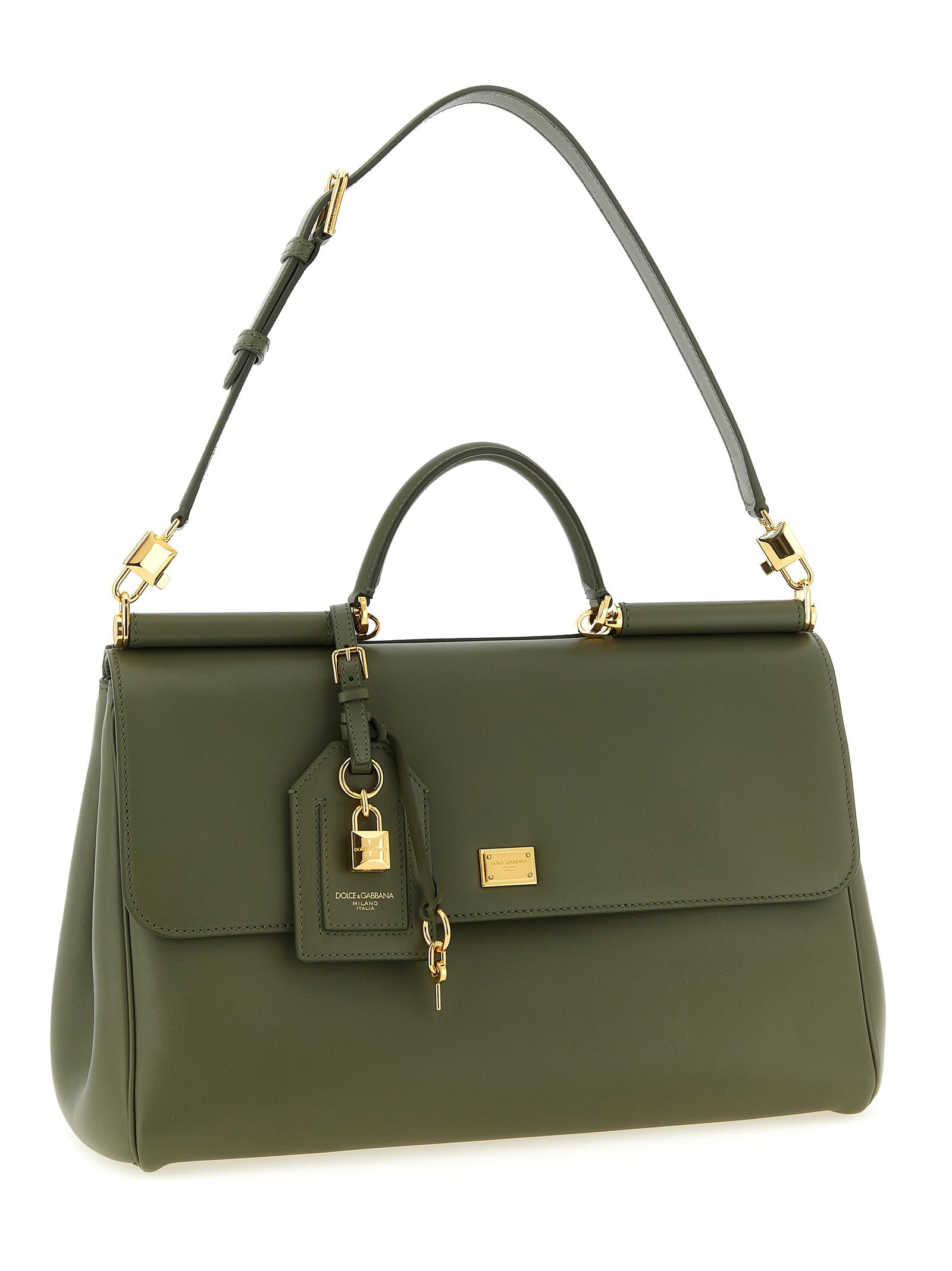Dolce &amp; Gabbana Bicolor Calfskin Handbag