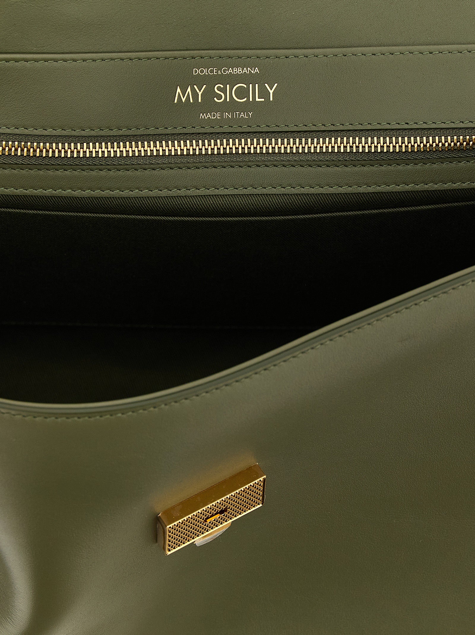Dolce &amp; Gabbana Bicolor Calfskin Handbag