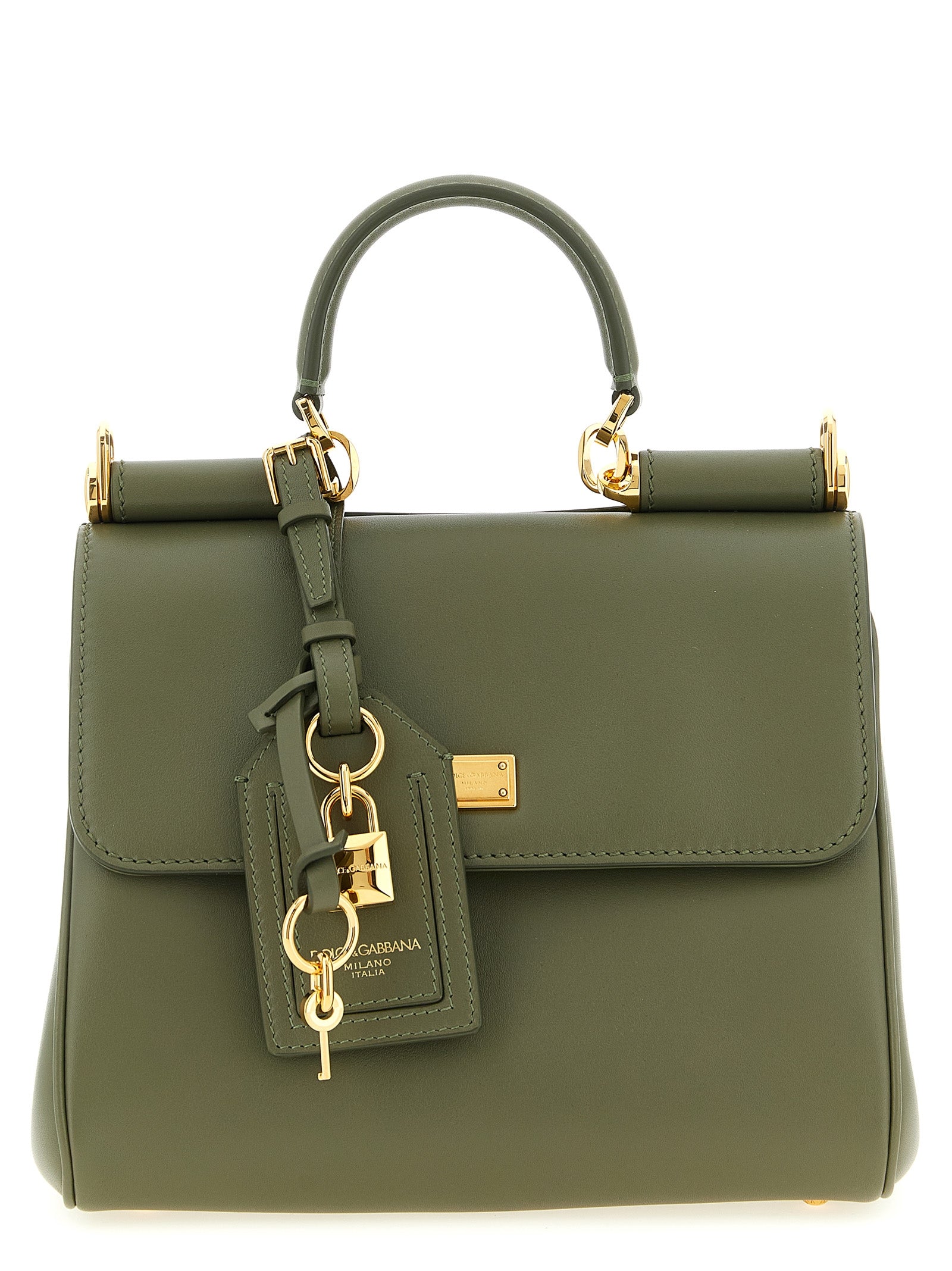 Dolce &amp; Gabbana Bicolor Calfskin Handbag