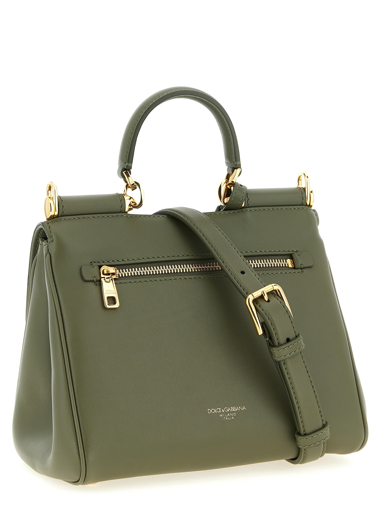 Dolce &amp; Gabbana Bicolor Calfskin Handbag