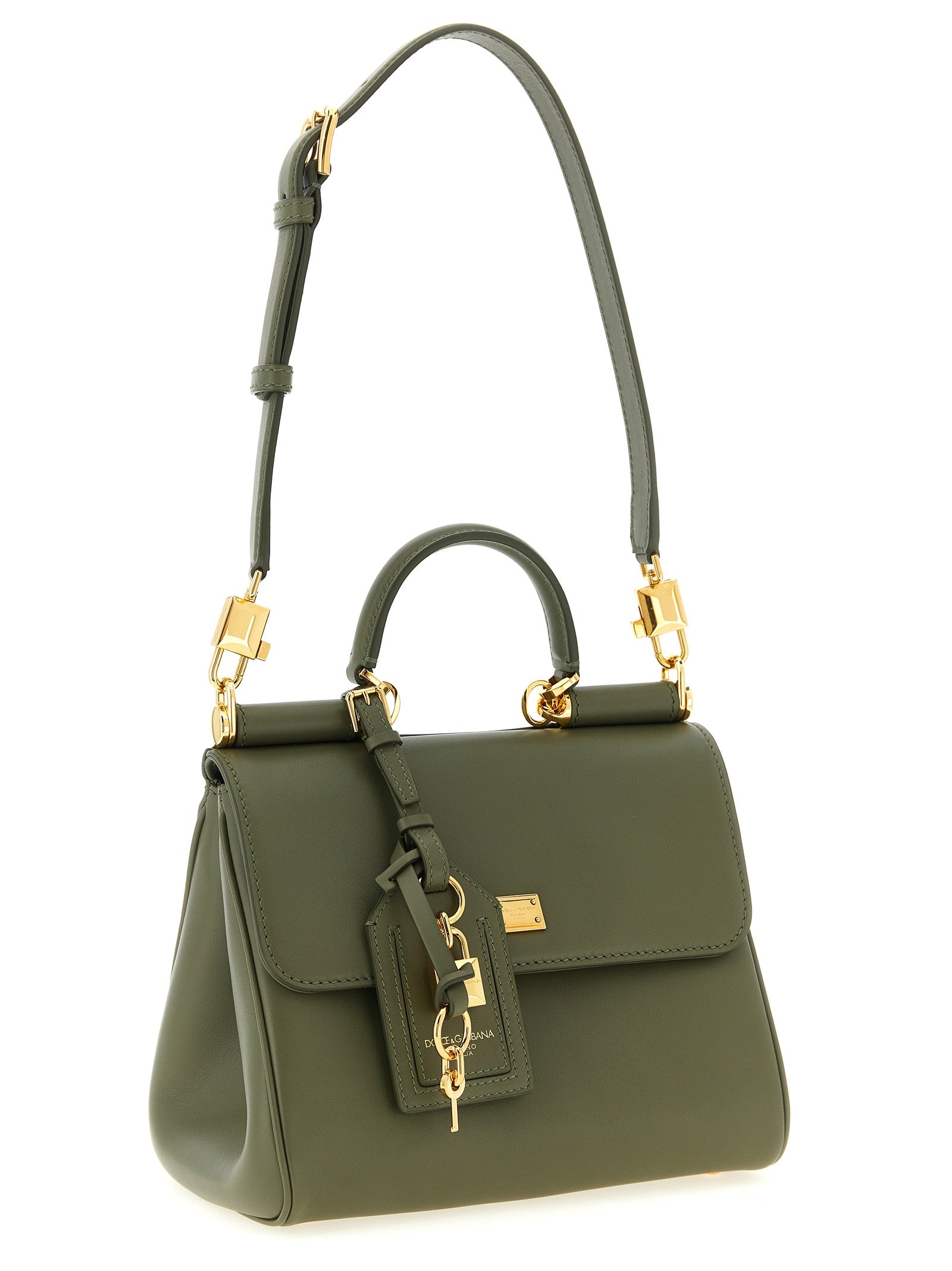 Dolce &amp; Gabbana Bicolor Calfskin Handbag