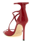 Jimmy Choo Multicolor Leather Stiletto Heel Sandals