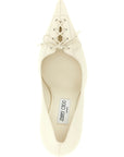 Jimmy Choo White Leather High Heel Pumps