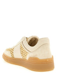 Valentino Garavani Beige Calfskin Low Top Sneakers