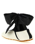 Valentino Garavani Bicolor Lamb Leather Ballet Flats