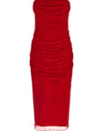 Carolina Herrera Multicolor Silk Midi Dress