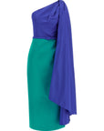 Carolina Herrera Multicolor Silk Midi Dress