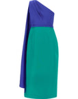 Carolina Herrera Multicolor Silk Midi Dress