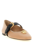 Versace Multicolor Lamb Leather Ballet Flats