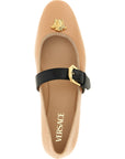Versace Multicolor Lamb Leather Ballet Flats