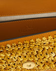 Valentino Garavani Gold Viscose Shoulder Bag