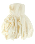 Carolina Herrera White Silk Short Dress