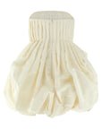 Carolina Herrera White Silk Short Dress