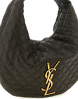 Saint Laurent Brown Lamb Leather Shoulder Bag