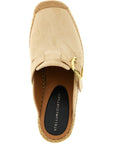Stella McCartney Beige Viscose Wedge Sandals