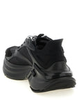 Fendi Black Calfskin Athletic Sneakers